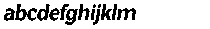Casiora Prime Black Condensed Oblique FONT