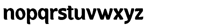 Casiora Prime Black Condensed Font LOWERCASE