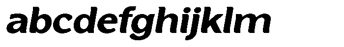 Casiora Prime Black Expanded Oblique FONT