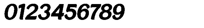 Casiora Prime Black Oblique Font OTHER CHARS