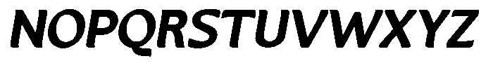 Casiora Prime Black Oblique Font UPPERCASE