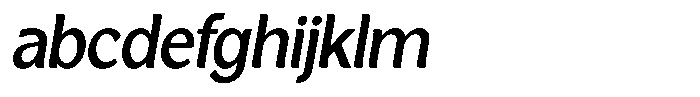 Casiora Prime Bold Condensed Oblique FONT