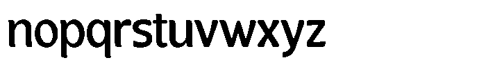 Casiora Prime Bold Condensed Font LOWERCASE