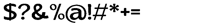 Casiora Prime Bold Expanded Font OTHER CHARS