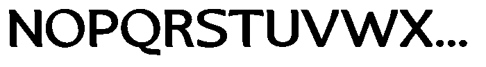 Casiora Prime Bold Expanded Font UPPERCASE