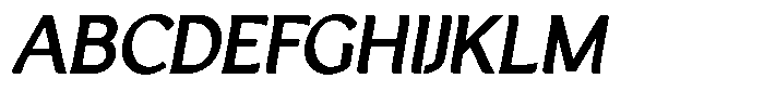 Casiora Prime Bold Oblique Font UPPERCASE