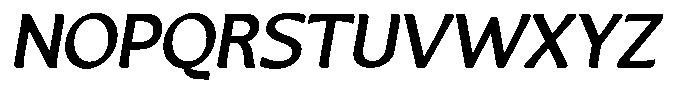 Casiora Prime Bold Oblique Font UPPERCASE