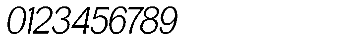 Casiora Prime Condensed Oblique Font OTHER CHARS