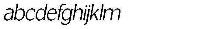 Casiora Prime Condensed Oblique FONT