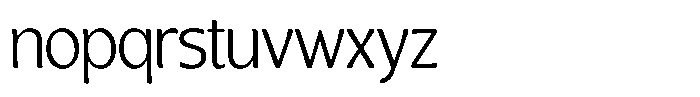 Casiora Prime Condensed Font LOWERCASE