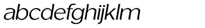 Casiora Prime Expanded Oblique FONT