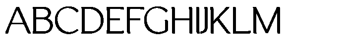 Casiora Prime Expanded Font UPPERCASE