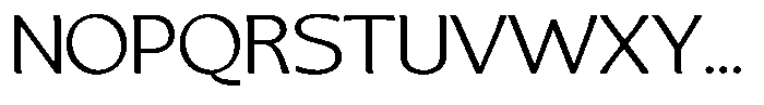 Casiora Prime Expanded Font UPPERCASE