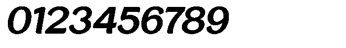 Casiora Prime Extra Bold Expanded Oblique Font OTHER CHARS