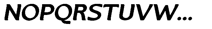 Casiora Prime Extra Bold Expanded Oblique Font UPPERCASE