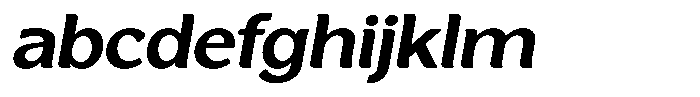 Casiora Prime Extra Bold Expanded Oblique FONT