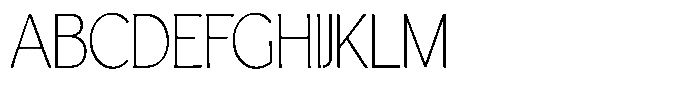 Casiora Prime Extra Light Condensed Font UPPERCASE