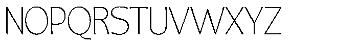 Casiora Prime Extra Light Condensed Font UPPERCASE
