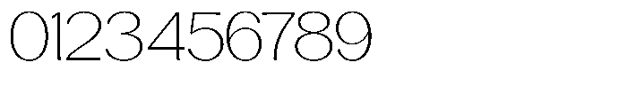 Casiora Prime Extra Light Expanded Font OTHER CHARS