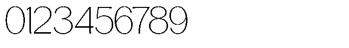 Casiora Prime Extra Light Font OTHER CHARS