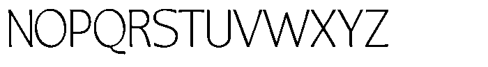 Casiora Prime Light Condensed Font UPPERCASE