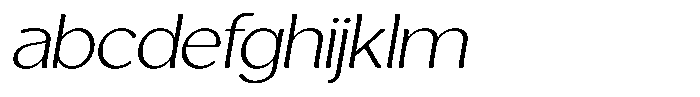Casiora Prime Light Expanded Oblique FONT