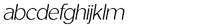 Casiora Prime Light Oblique FONT