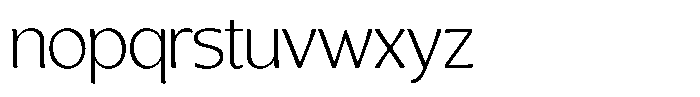 Casiora Prime Light Font LOWERCASE