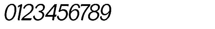 Casiora Prime Medium Condensed Oblique Font OTHER CHARS