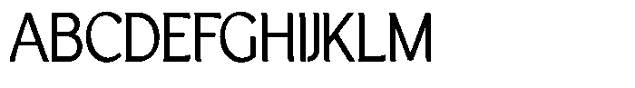Casiora Prime Medium Condensed Font UPPERCASE