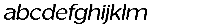 Casiora Prime Medium Expanded Oblique FONT