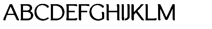 Casiora Prime Medium Expanded Font UPPERCASE