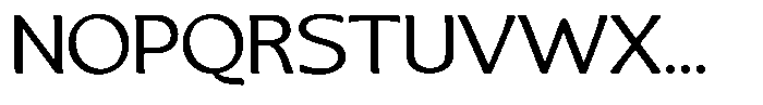 Casiora Prime Medium Expanded Font UPPERCASE