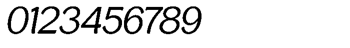 Casiora Prime Medium Oblique Font OTHER CHARS