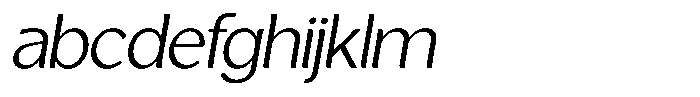 Casiora Prime Oblique FONT