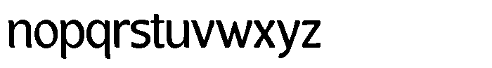 Casiora Prime Semi Bold Condensed Font LOWERCASE
