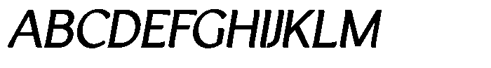 Casiora Prime Semi Bold Oblique Font UPPERCASE