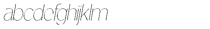 Casiora Prime Thin Condensed Oblique FONT
