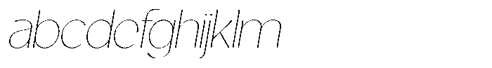 Casiora Prime Thin Oblique FONT