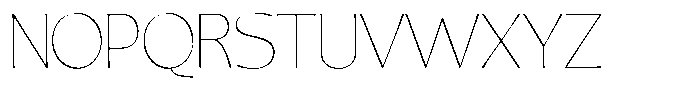 Casiora Prime Thin Font UPPERCASE