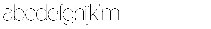 Casiora Prime Thin FONT
