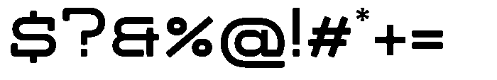 Cask Wall Font OTHER CHARS