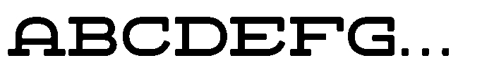 Cask Wall Font UPPERCASE