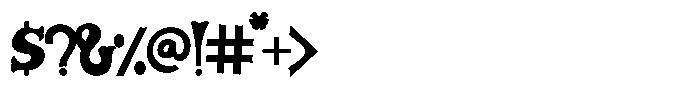 Caskford Font OTHER CHARS