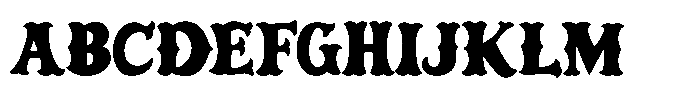Caskford Font UPPERCASE