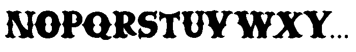 Caskford Font UPPERCASE