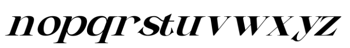 Casko Luxury Italic Font LOWERCASE