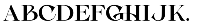 Casko Luxury Regular Font UPPERCASE