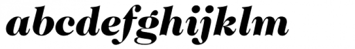 Caslon 224 Black Italic Font LOWERCASE
