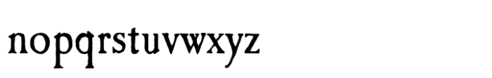 Caslon Antique Std Roman Font LOWERCASE